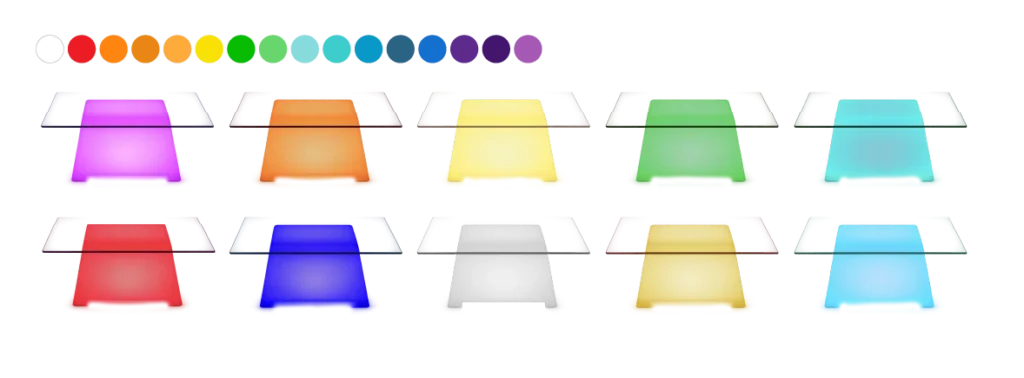 Lighted Coffee Table