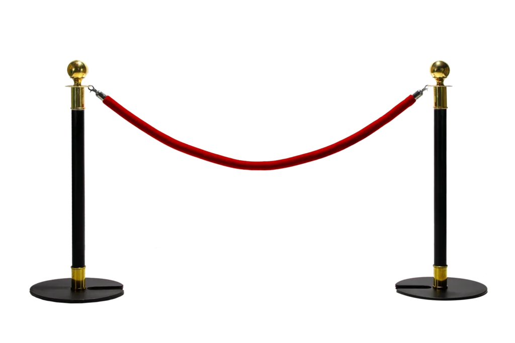 Queue Pole (Velvet Belt)