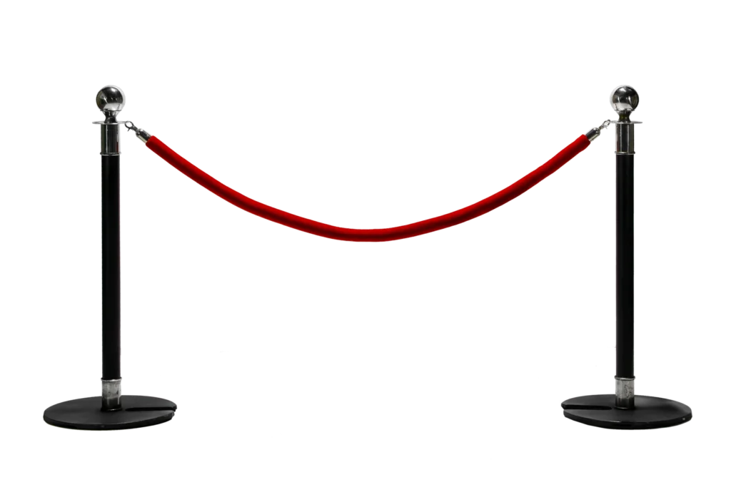Queue Pole (Velvet Belt)