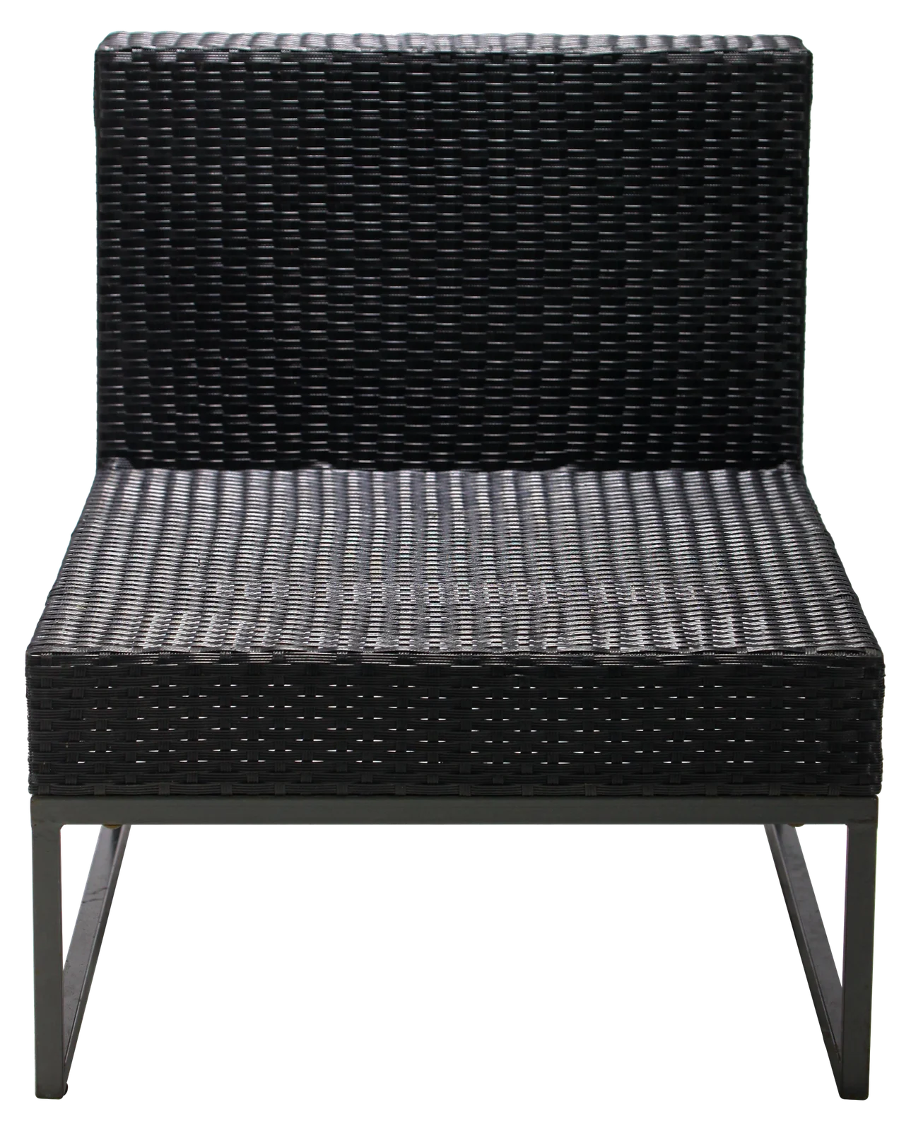 Rattan Rectangle Side Chair